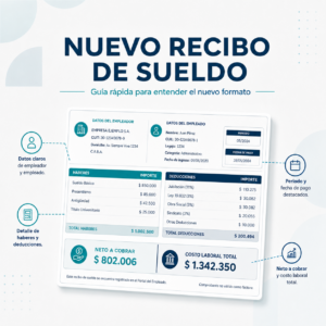 NUEVO RECIBO DE SUELDO: GUÍA RÁPIDA PARA ENTENDER EL NUEVO FORMATO